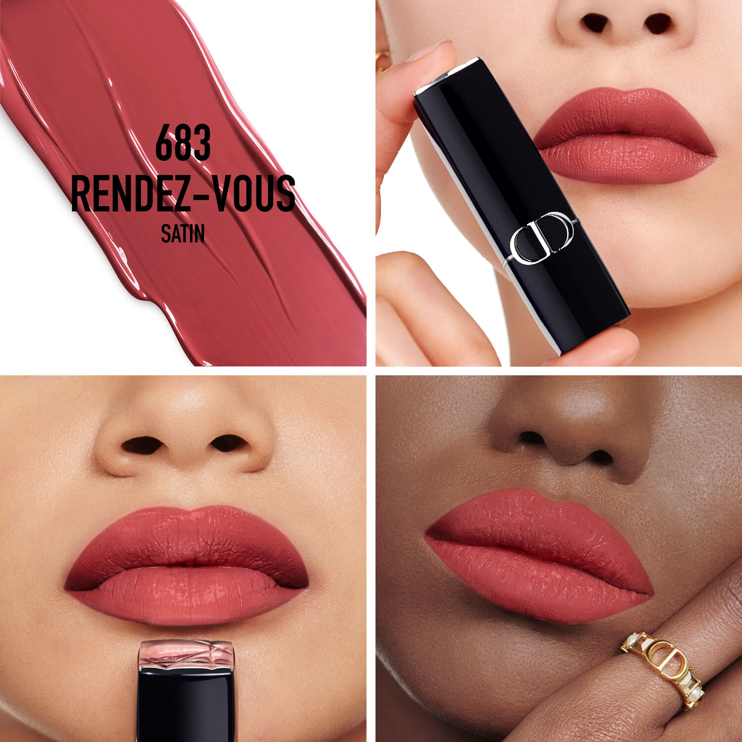 ROUGE DIOR SATIN LIPSTICK (BARRA DE LABIOS CON EFECTO SATINADO)